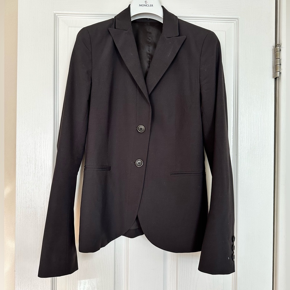 Theory Crepe Blazer | Black | Size 6